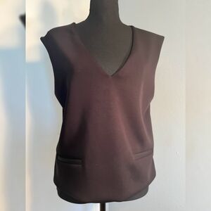 a new day Black V-Neck Tank Top